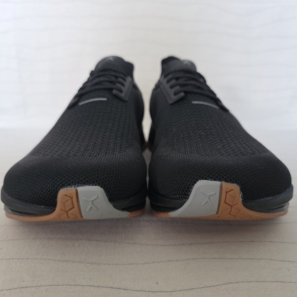 Flux Mens Adapt Runner Black Gum Sole Barefoot Running Shoes Sneakers Size 12.5 - Picture 4 of 11